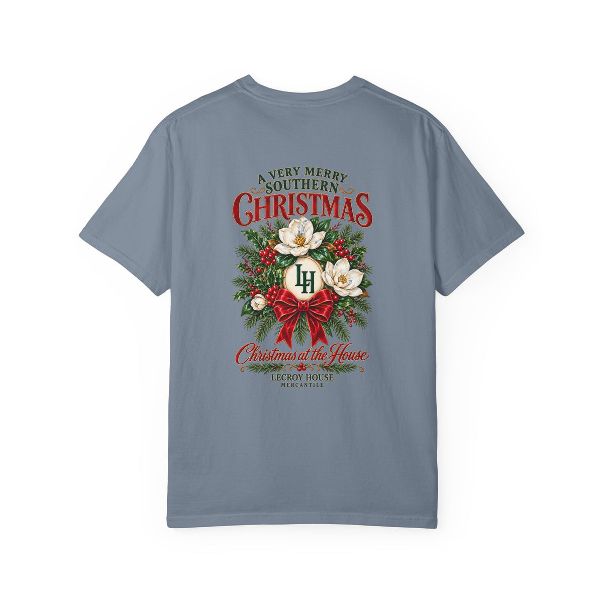 Christmas Magnolia T-Shirt — “A Very Merry Southern Christmas” Holiday Tee