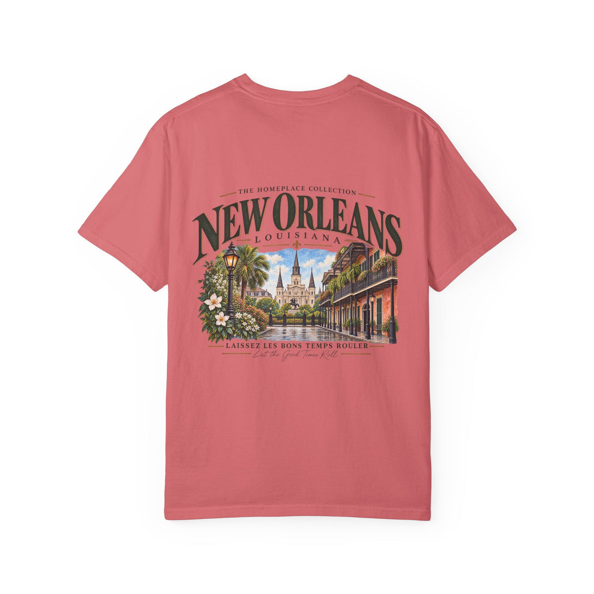 New Orleans T-Shirt - Vintage Cityscape Tee with “New Orleans Louisiana” Design