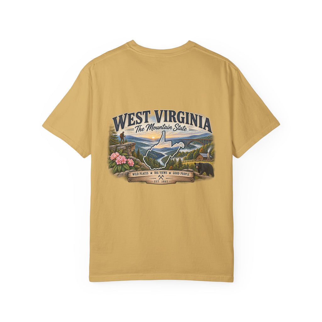 West Virginia Mountain State T-Shirt — Scenic State Pride Tee