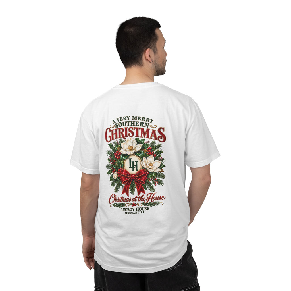 Christmas Magnolia T-Shirt — “A Very Merry Southern Christmas” Holiday Tee