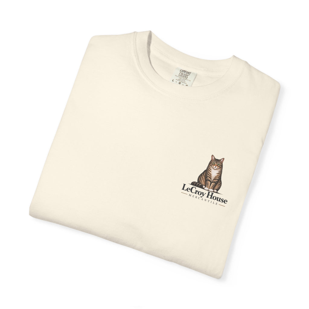House Cat T-Shirt — "The House Cat" Vintage Cat Illustration (LeCroy House)