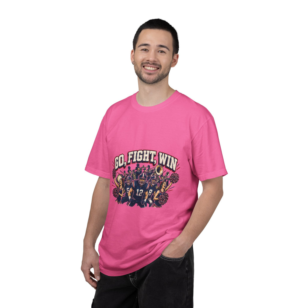 Go Fight Win Football Team T-Shirt