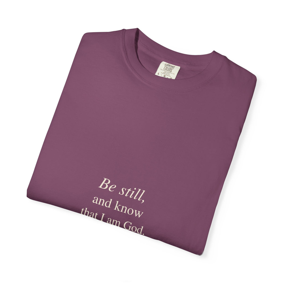 Classic White T-Shirt — Soft Garment-Dyed Crew Tee