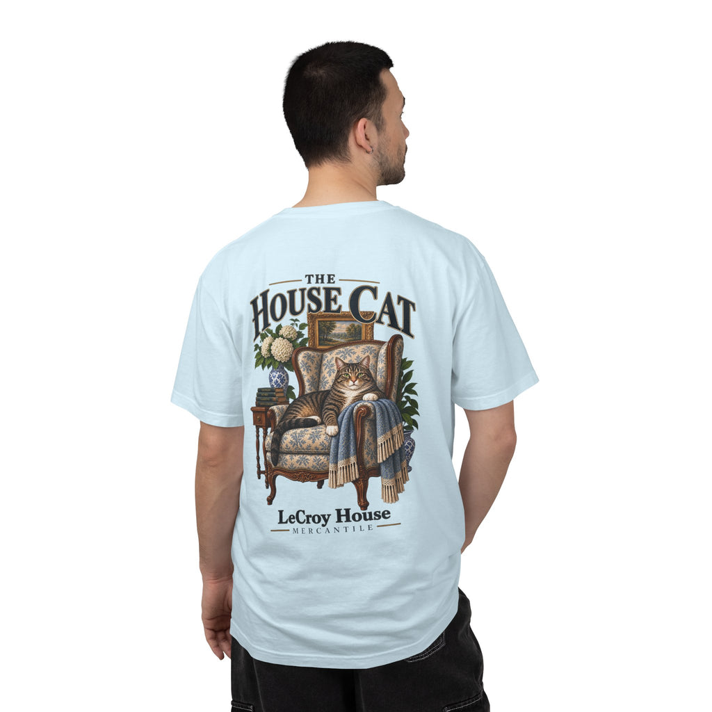 House Cat T-Shirt — "The House Cat" Vintage Cat Illustration (LeCroy House)