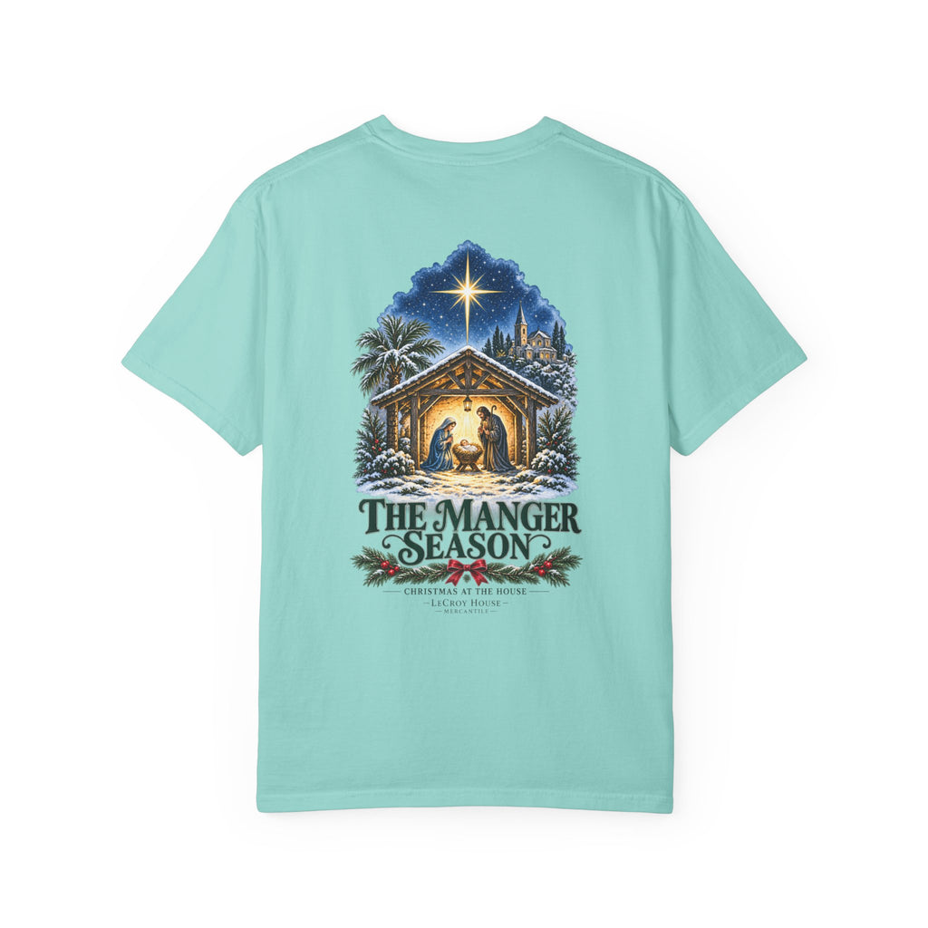 Christmas Nativity T-Shirt — "The Manger Season" Holiday Tee
