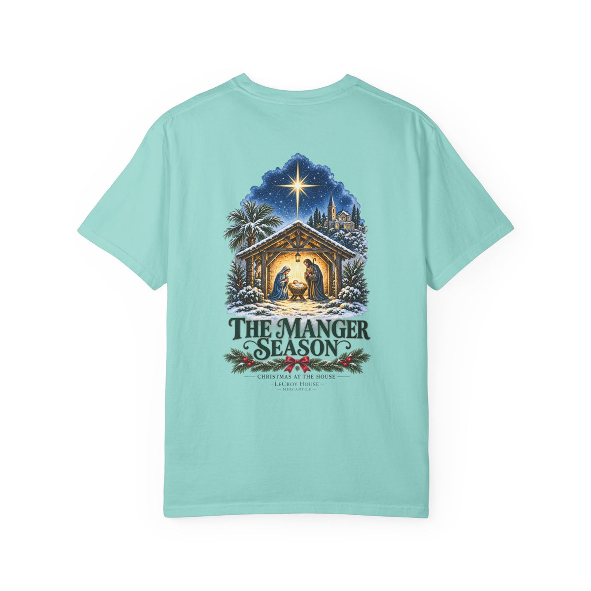 Christmas Nativity T-Shirt — "The Manger Season" Holiday Tee