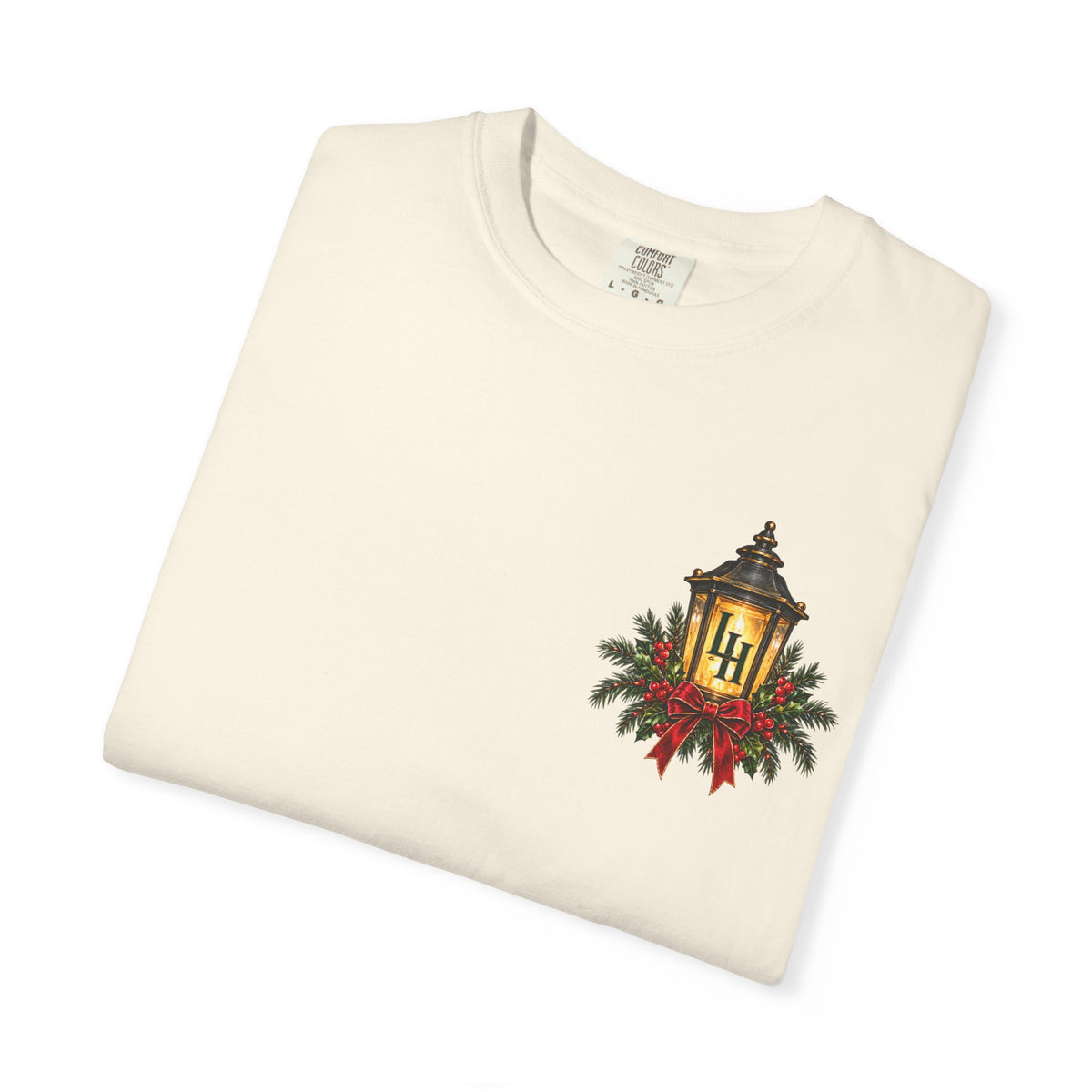 Christmas Porch Lantern T-Shirt — "Santa, We Left the Porch Light On" Holiday Tee