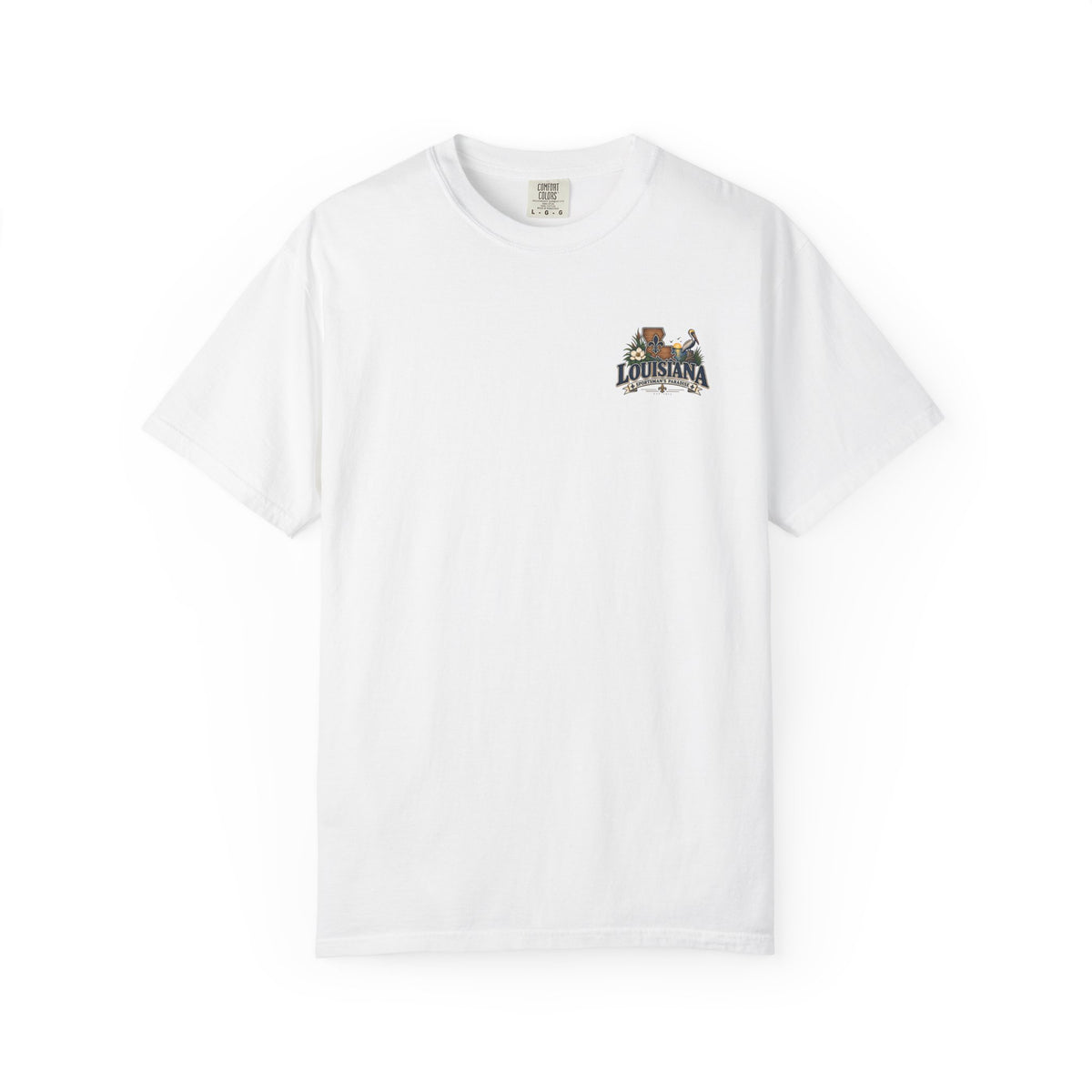 Louisiana Scenic T‑Shirt — State Souvenir Tee (Bayou, Jazz & Cajun Design)