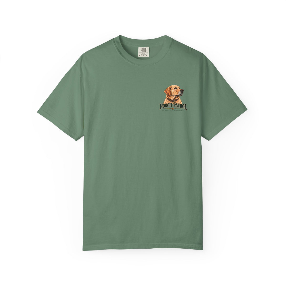 Porch Patrol Dog T-Shirt – Vintage Labrador Graphic Tee