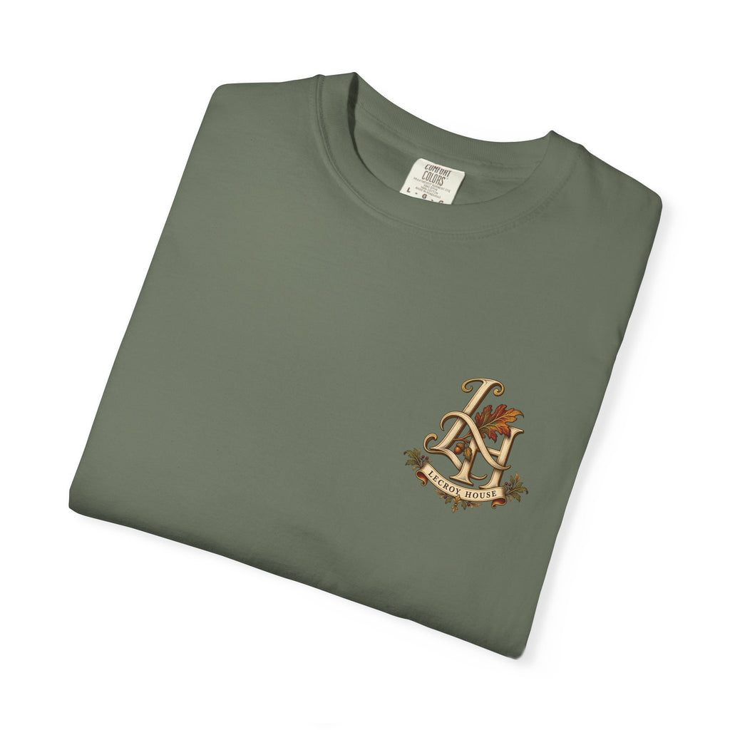Harvest at the House Graphic T-Shirt — Fall Pumpkin Farmhouse Tee