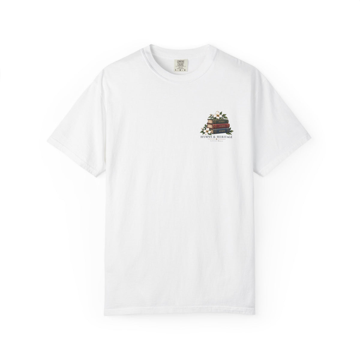 The Old Hymns T-Shirt — Vintage Hymnal Stack Christian Music Tee