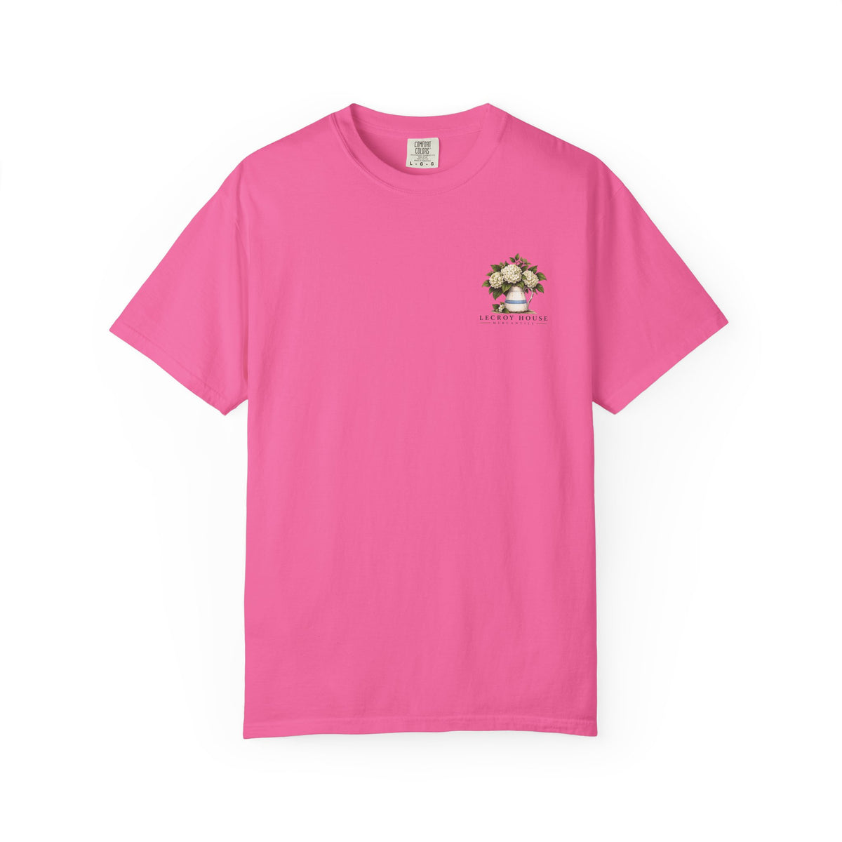 T-Shirt — "Stay For Supper" Scenic Dinner Porch Graphic