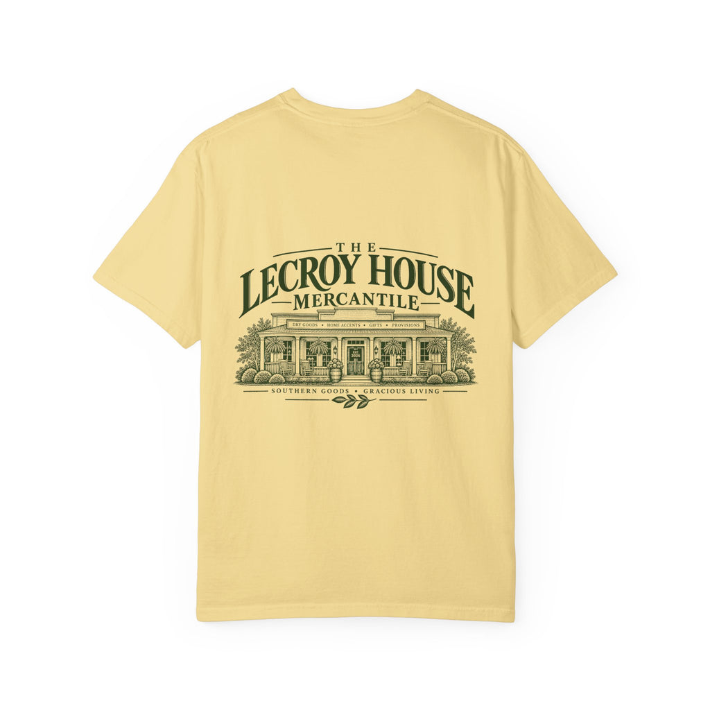 Lecroy House Mercantile T-Shirt — Vintage Storefront Graphic Tee