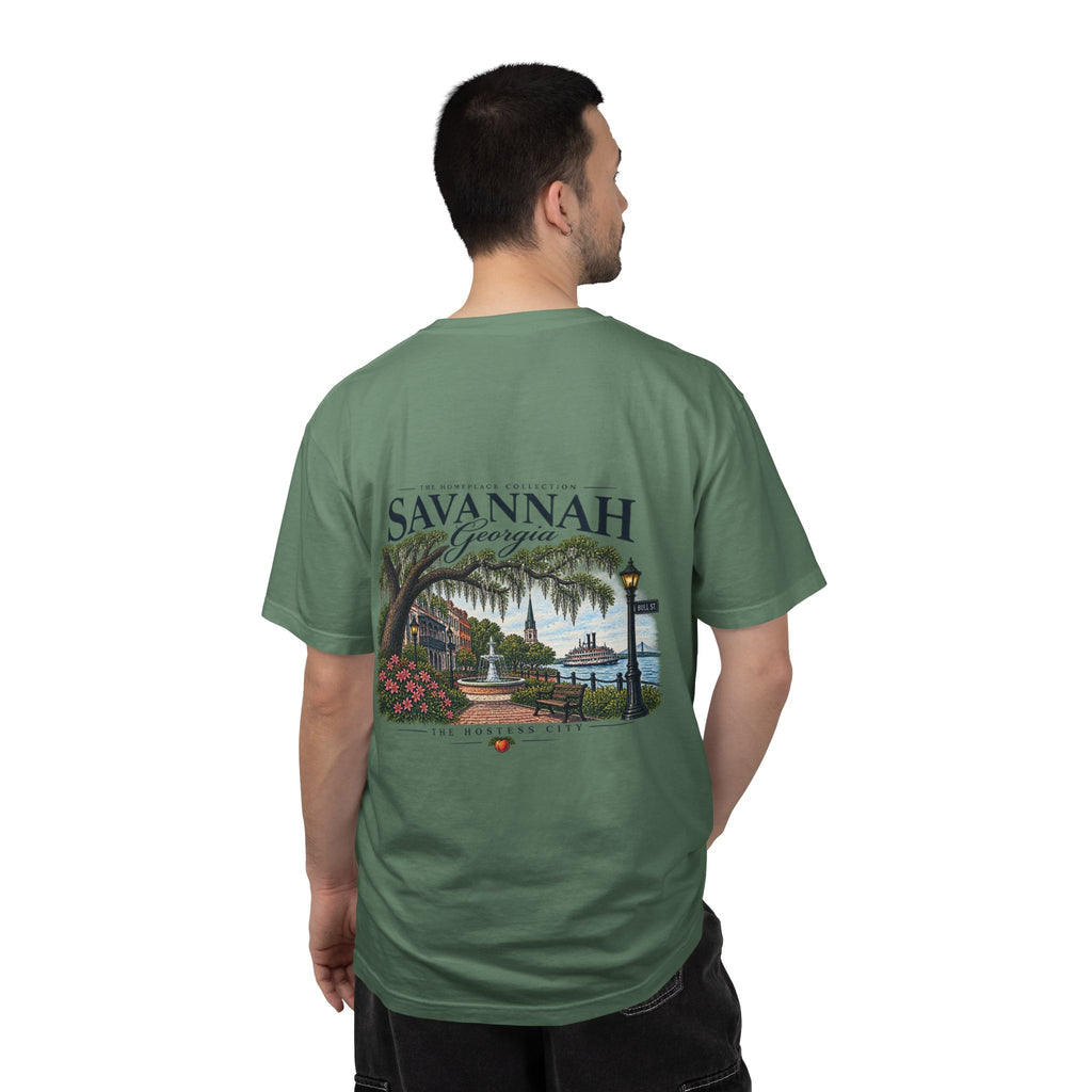 Savannah Georgia Scenic T-Shirt — Riverfront Ogeechee Park Design