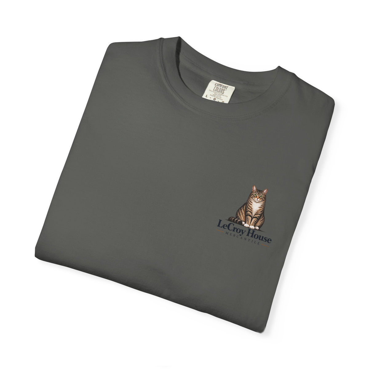 House Cat T-Shirt — "The House Cat" Vintage Cat Illustration (LeCroy House)