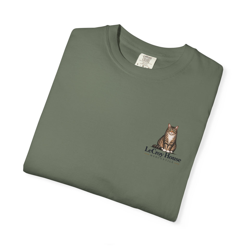 House Cat T-Shirt — "The House Cat" Vintage Cat Illustration (LeCroy House)