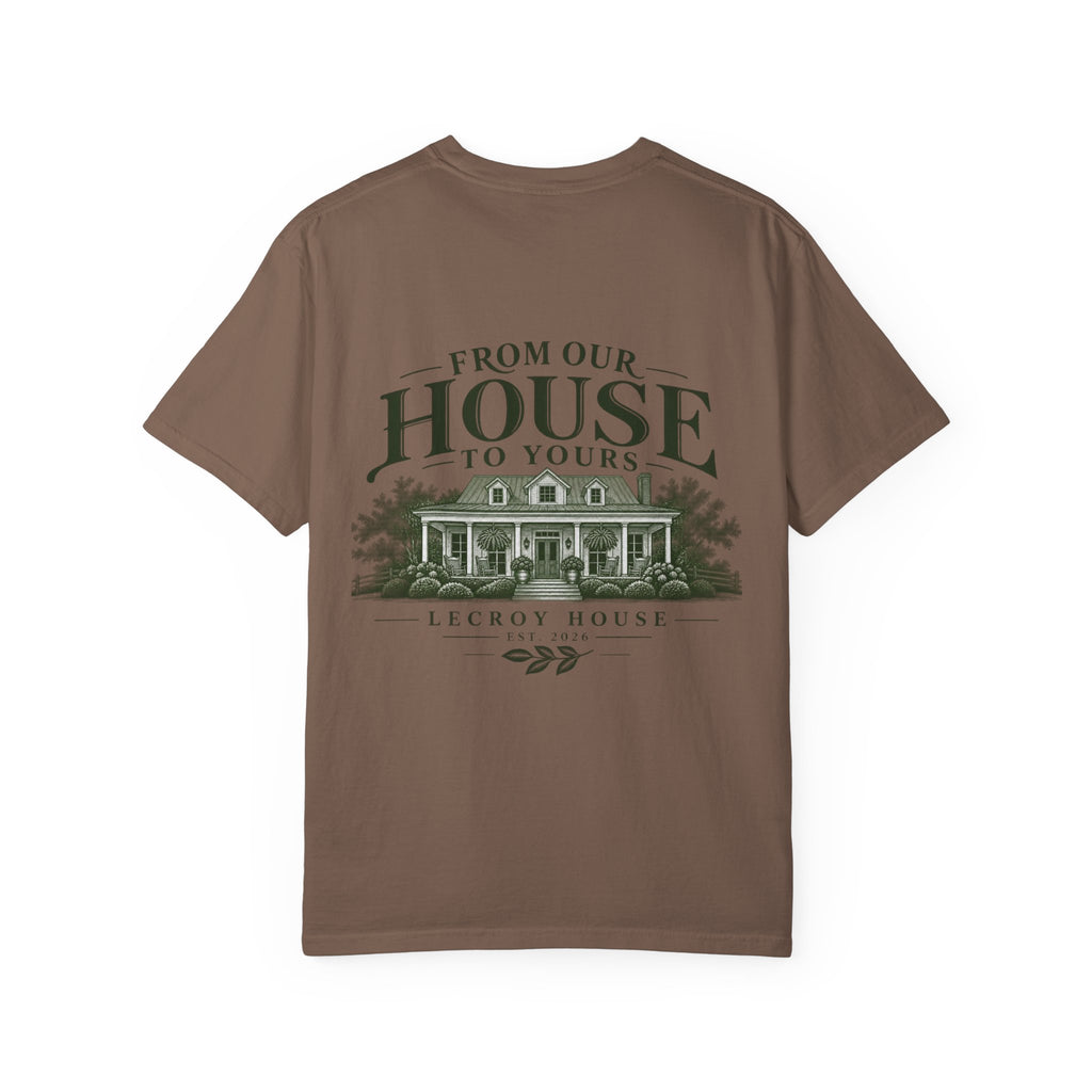 House Portrait T‑Shirt — "From Our House to Yours" Graphic Tee