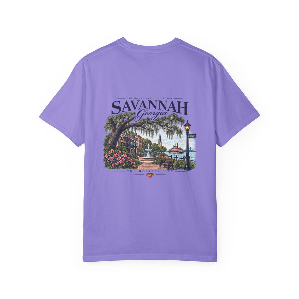 Savannah Georgia Scenic T-Shirt — Riverfront Ogeechee Park Design