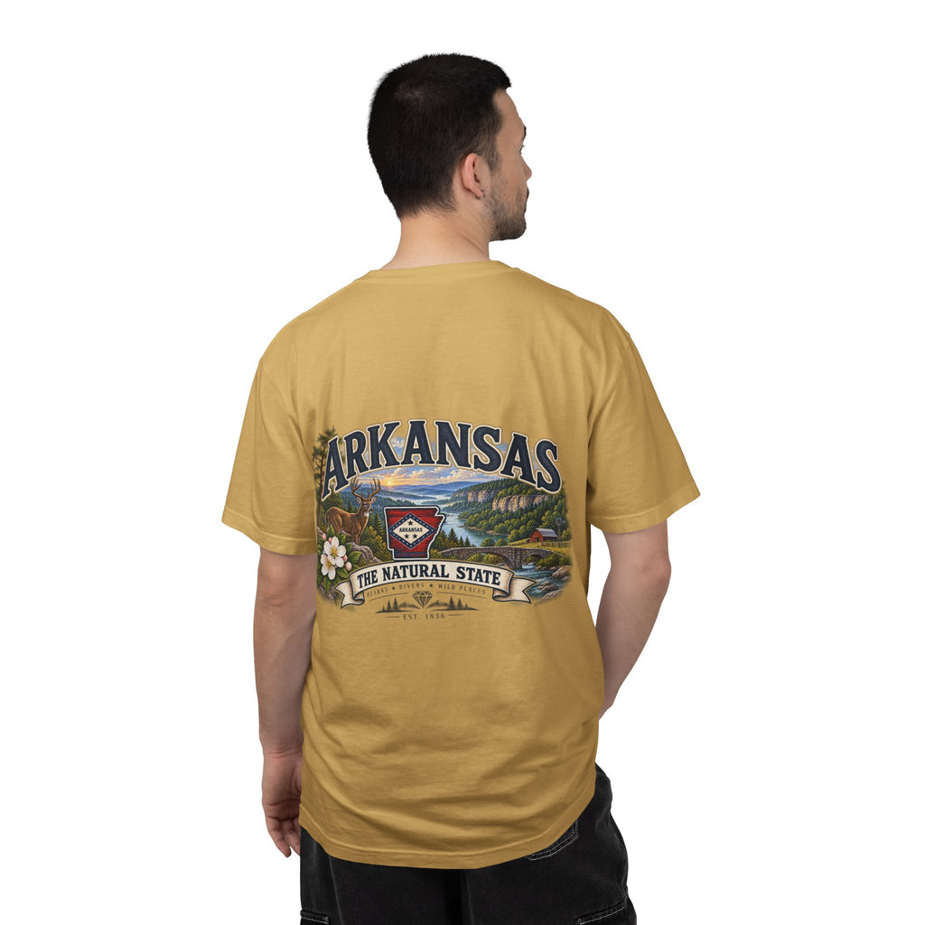 Arkansas The Natural State T-Shirt — Scenic State Pride Tee
