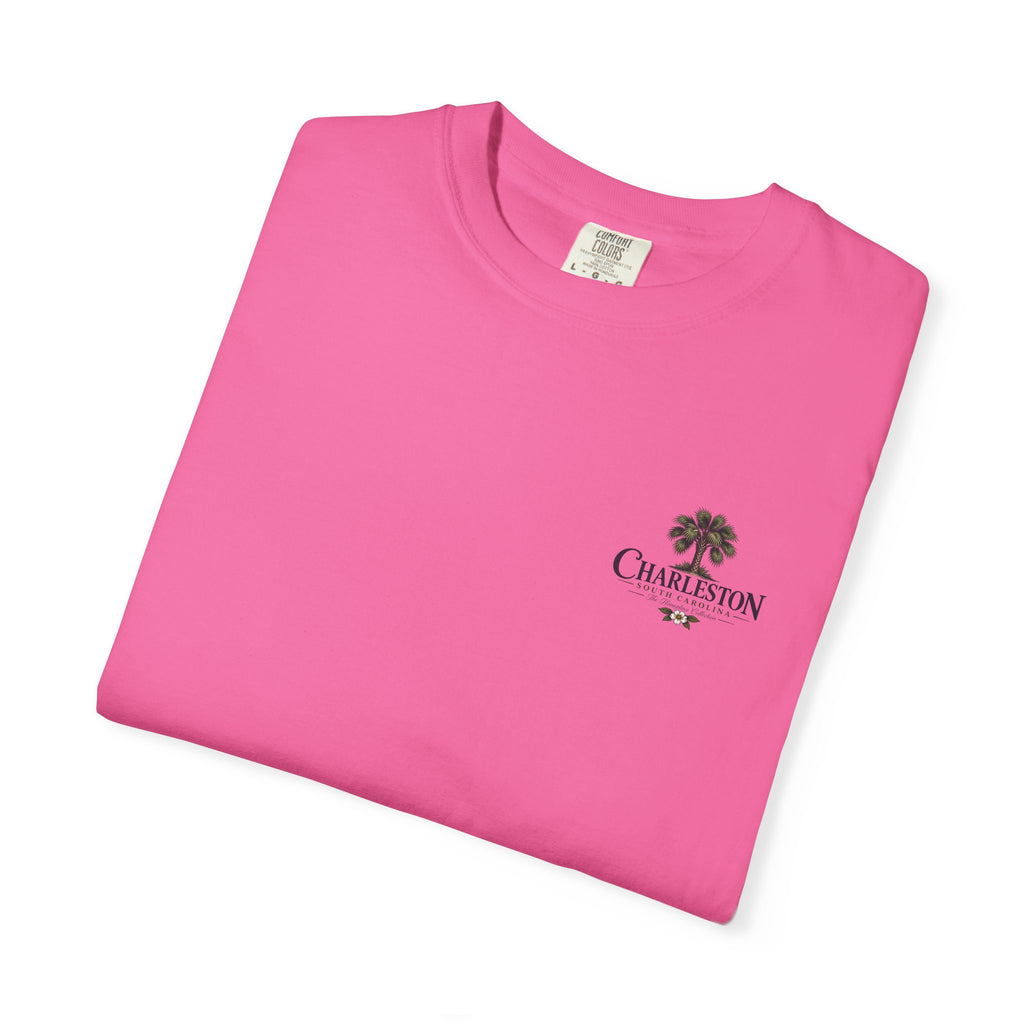 Charleston Lowcountry Graphic T-Shirt — Historic Waterfront Souvenir