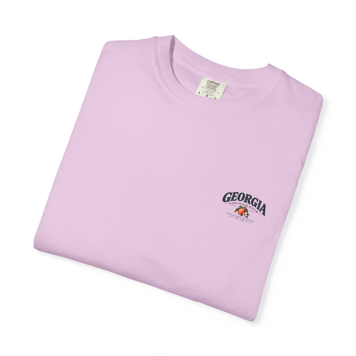 Georgia State T-Shirt — 'The Peach State' Scenic Back Print