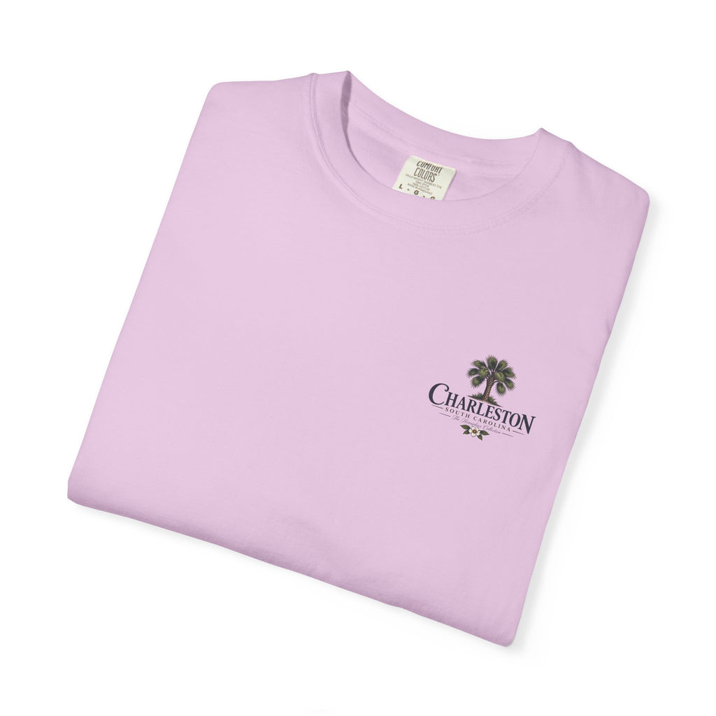 Charleston Lowcountry Graphic T-Shirt — Historic Waterfront Souvenir