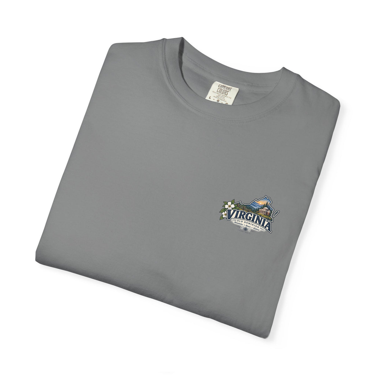 Virginia Scenic T-Shirt — Retro State Pride Design
