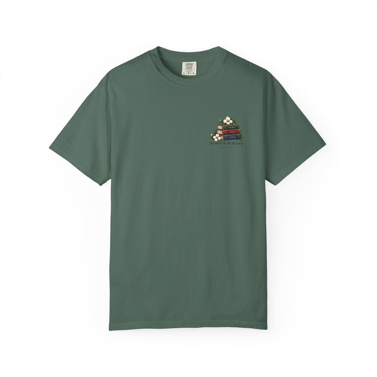 The Old Hymns T-Shirt — Vintage Hymnal Stack Christian Music Tee