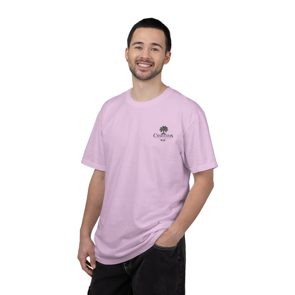 Charleston Lowcountry Graphic T-Shirt — Historic Waterfront Souvenir