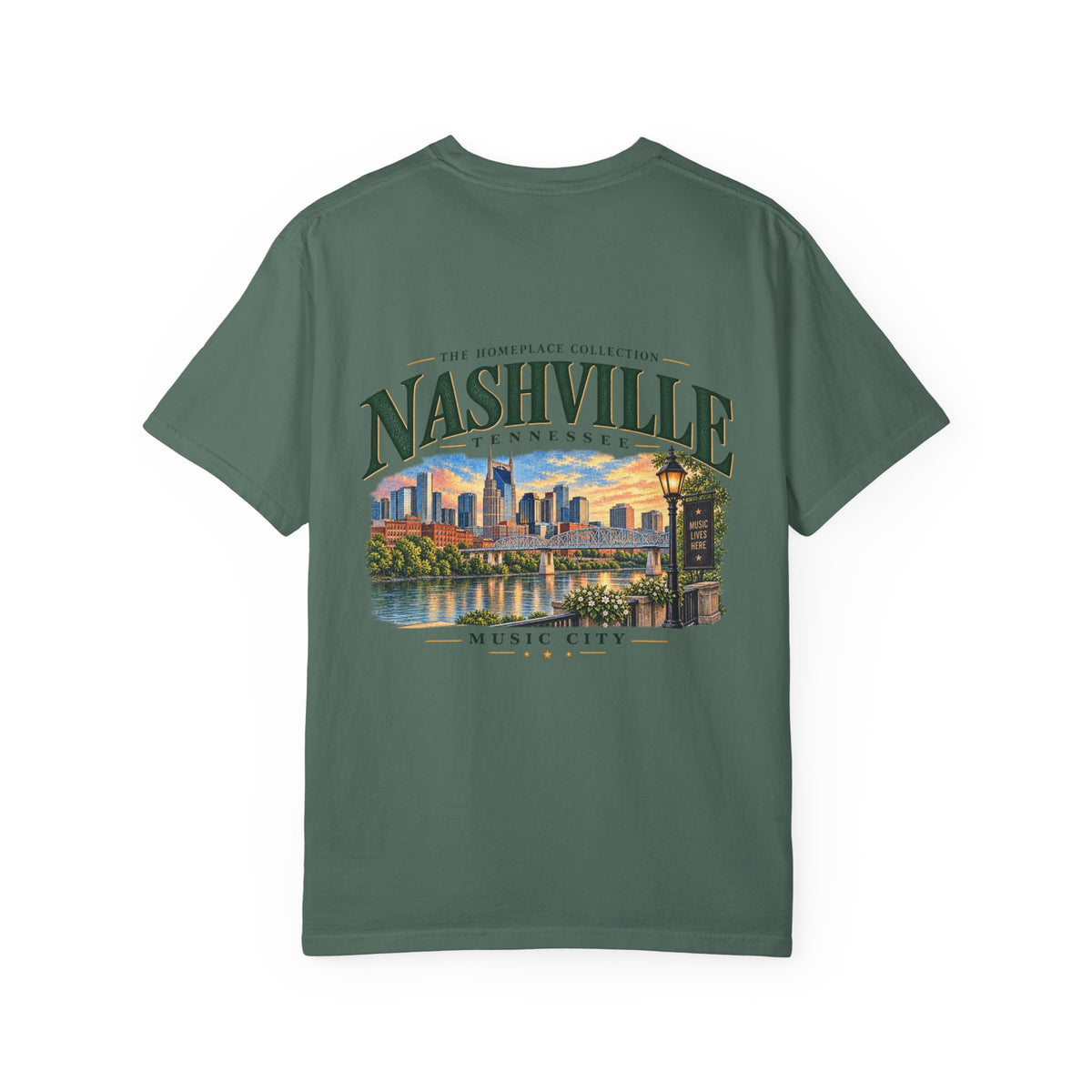 Nashville Skyline T-Shirt — Music City Souvenir Tee