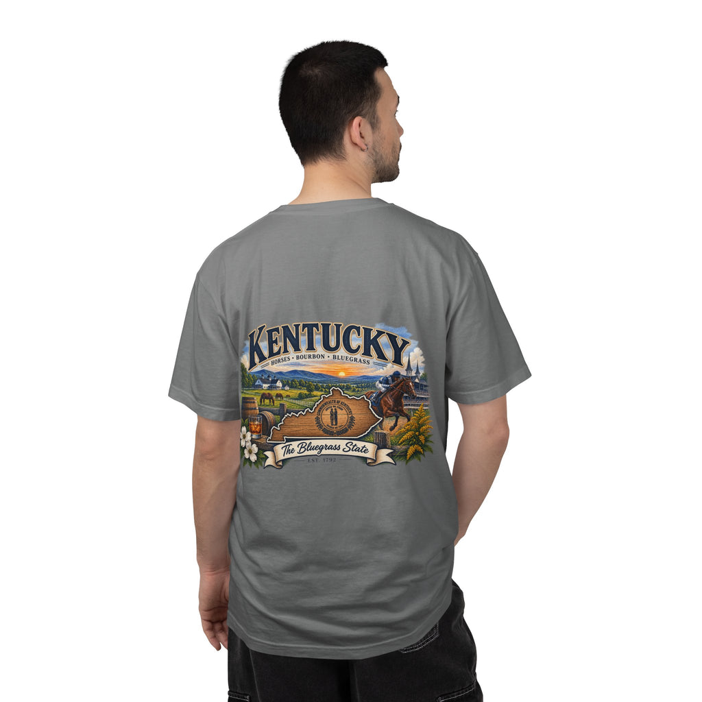 Kentucky Scenic Horseback T-Shirt — The Bluegrass State Graphic Tee