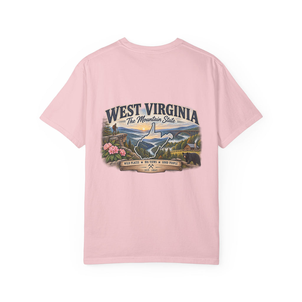 West Virginia Mountain State T-Shirt — Scenic State Pride Tee