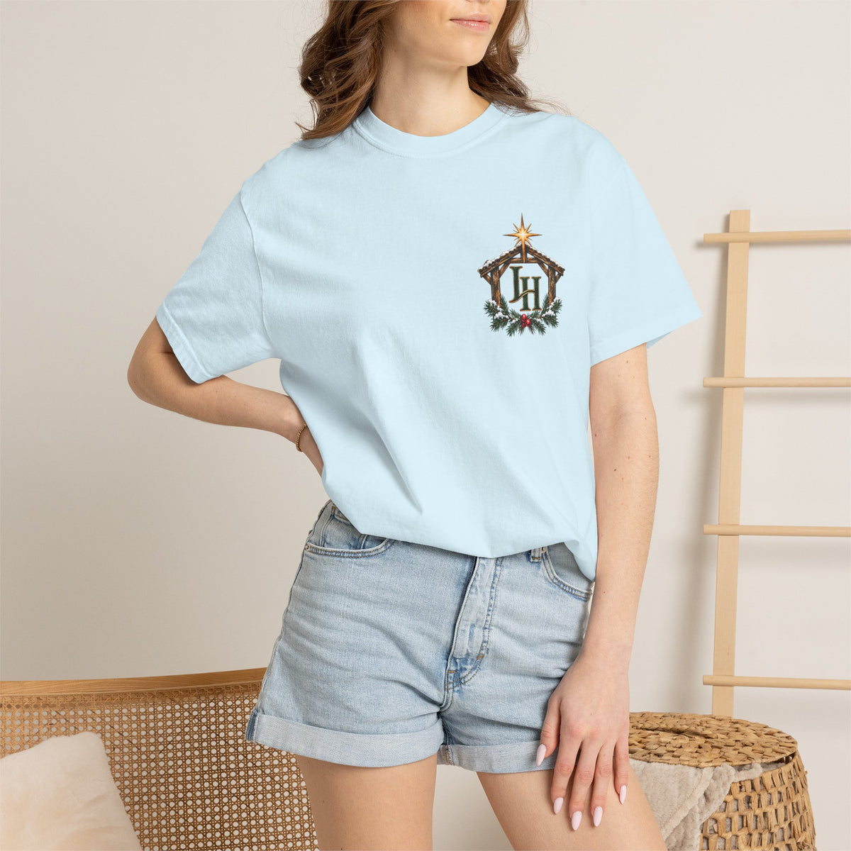 Christmas Nativity T-Shirt — "The Manger Season" Holiday Tee