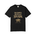 T-Shirt — "No Crown. No Palace. Still King." Inspirational Lion Graphic