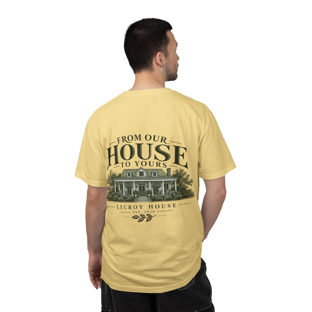 House Portrait T‑Shirt — "From Our House to Yours" Graphic Tee