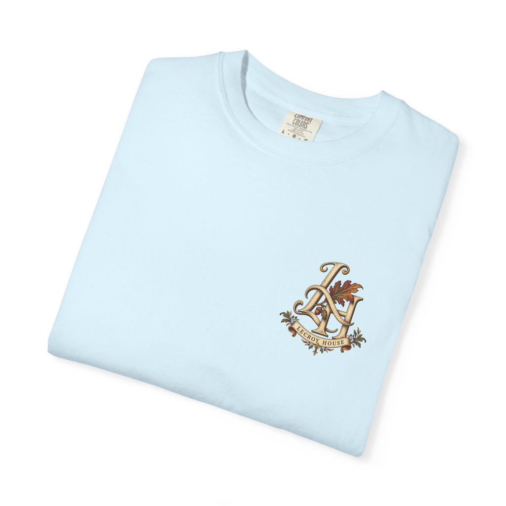 Harvest at the House Graphic T-Shirt — Fall Pumpkin Farmhouse Tee