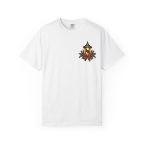 Christmas Porch Lantern T-Shirt — "Santa, We Left the Porch Light On" Holiday Tee