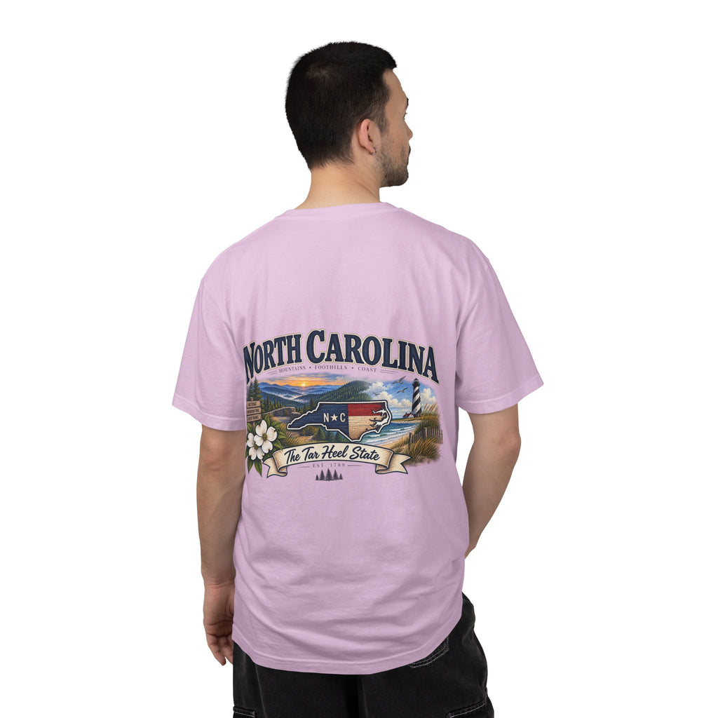 North Carolina State T-Shirt – 'The Tar Heel State' Scenic Tee