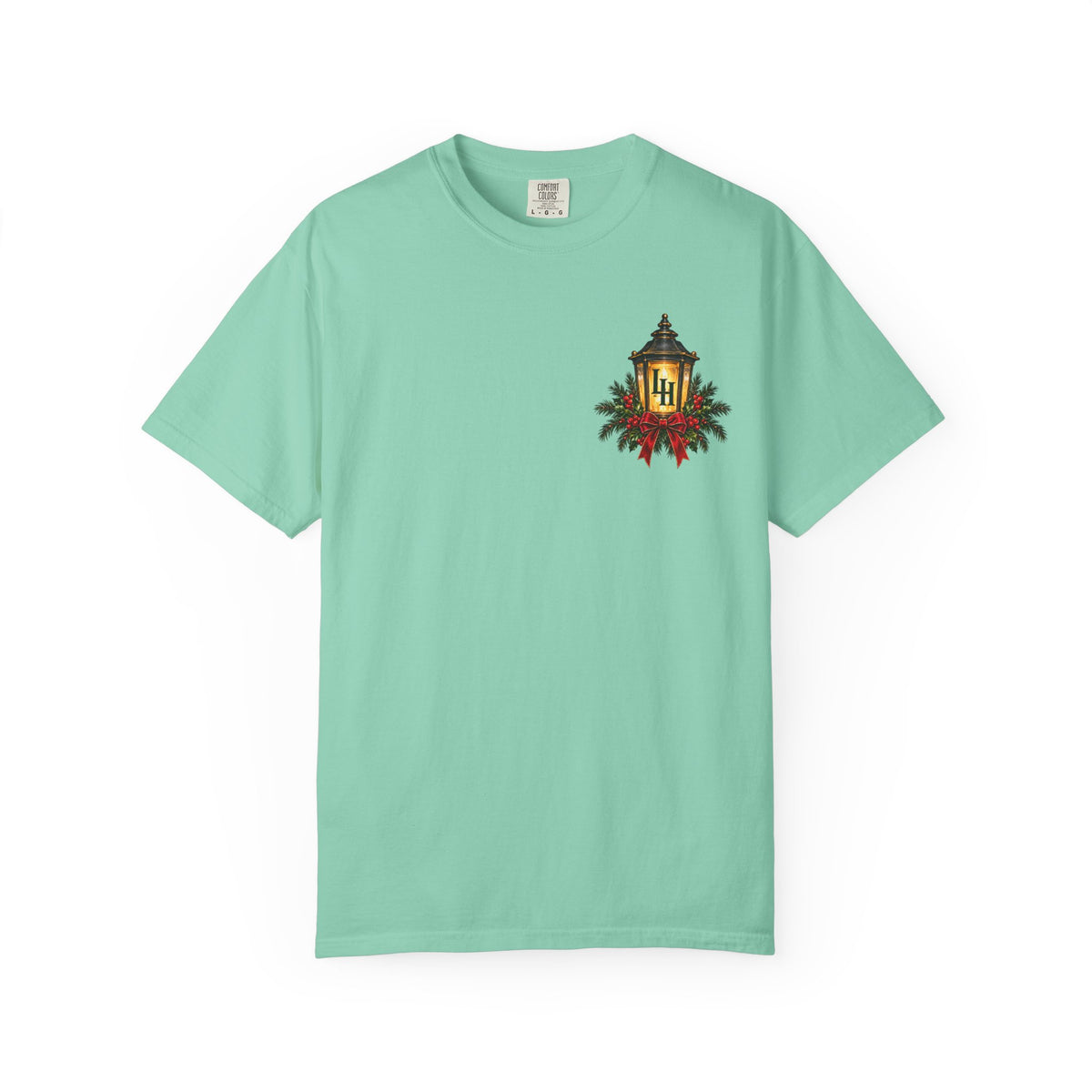 Christmas Porch Lantern T-Shirt — "Santa, We Left the Porch Light On" Holiday Tee