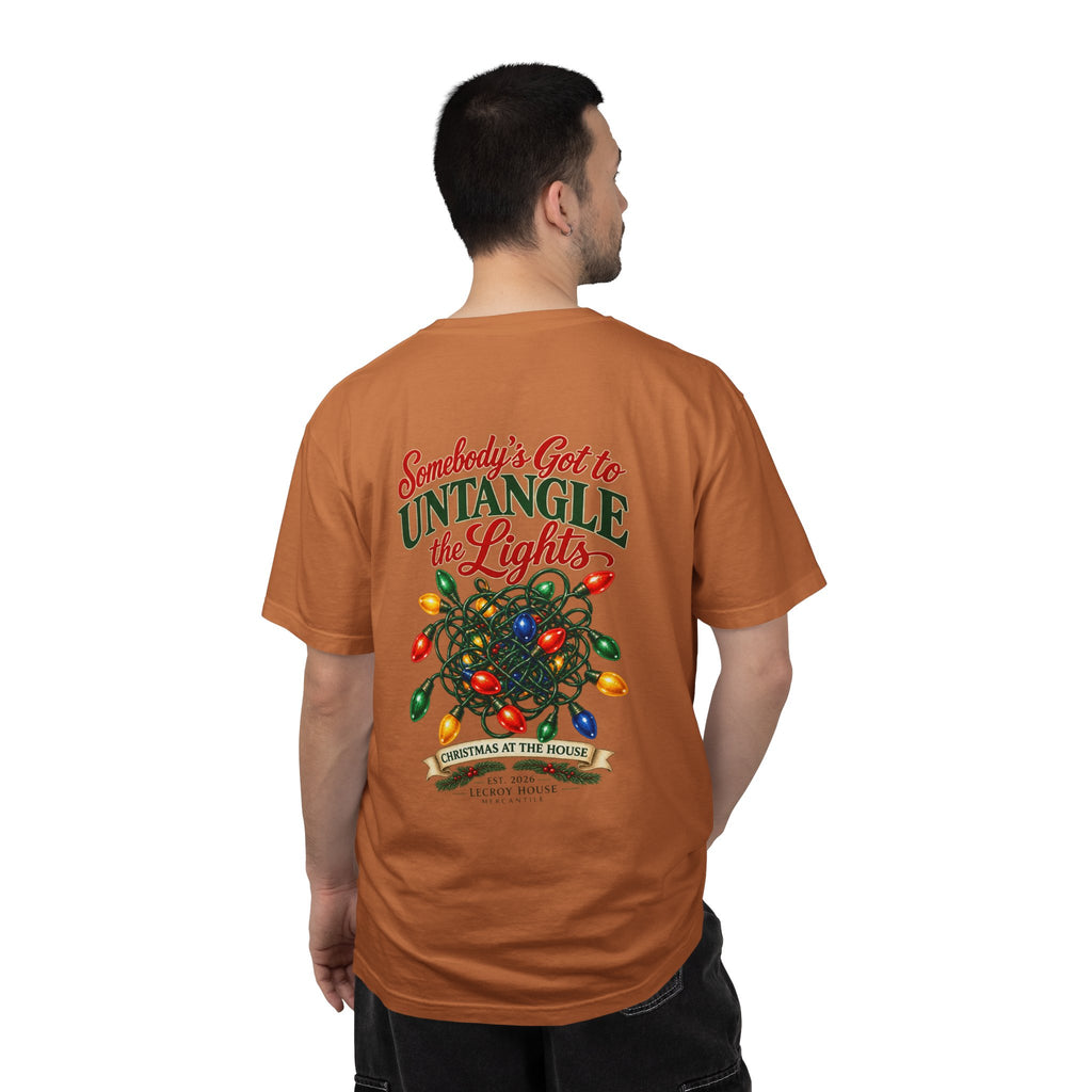Somebody's Got to Untangle the Lights Christmas T-Shirt