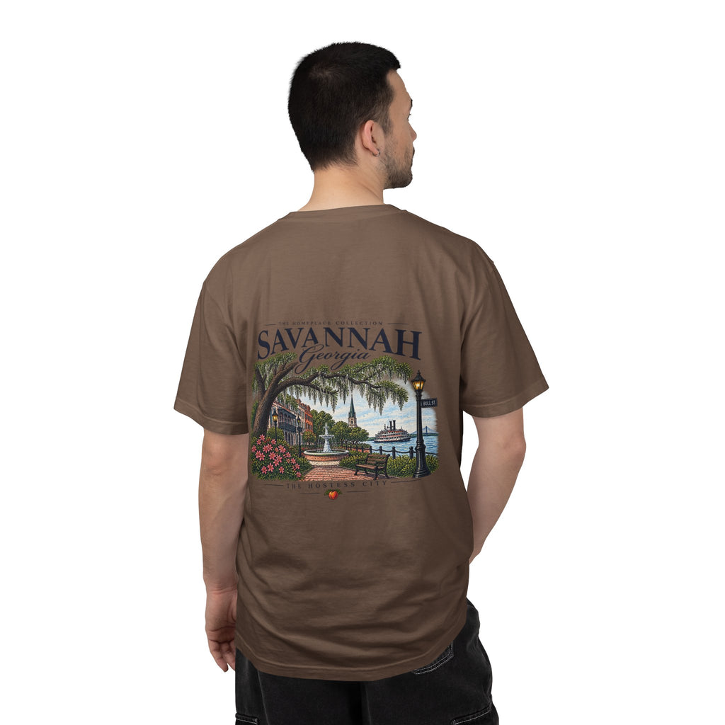 Savannah Georgia Scenic T-Shirt — Riverfront Ogeechee Park Design