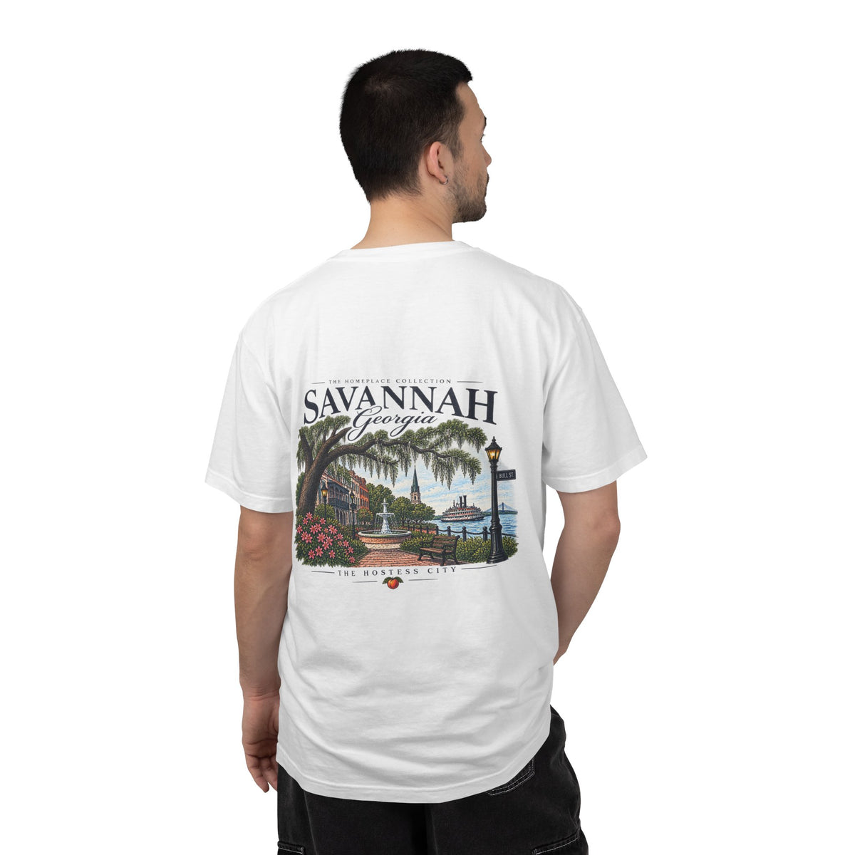 Savannah Georgia Scenic T-Shirt — Riverfront Ogeechee Park Design