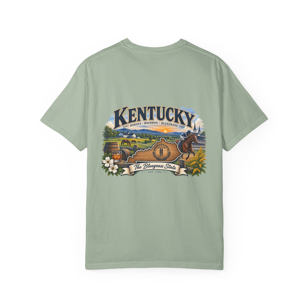 Kentucky Scenic Horseback T-Shirt — The Bluegrass State Graphic Tee