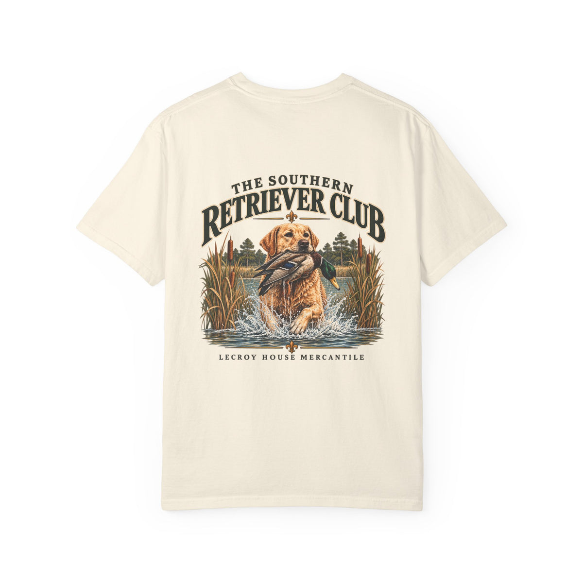 Retriever Club T-Shirt – 'The Southern Retriever Club' Hunting Dog Graphic Tee