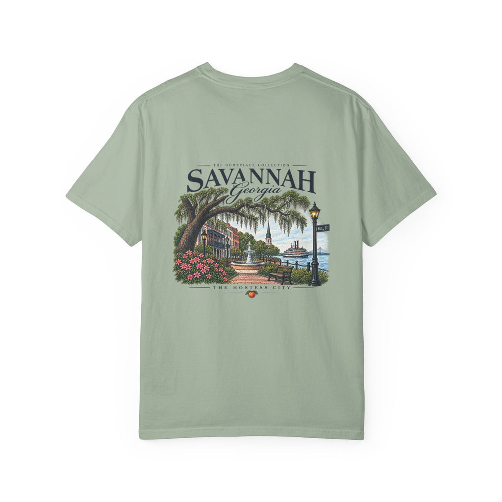 Savannah Georgia Scenic T-Shirt — Riverfront Ogeechee Park Design