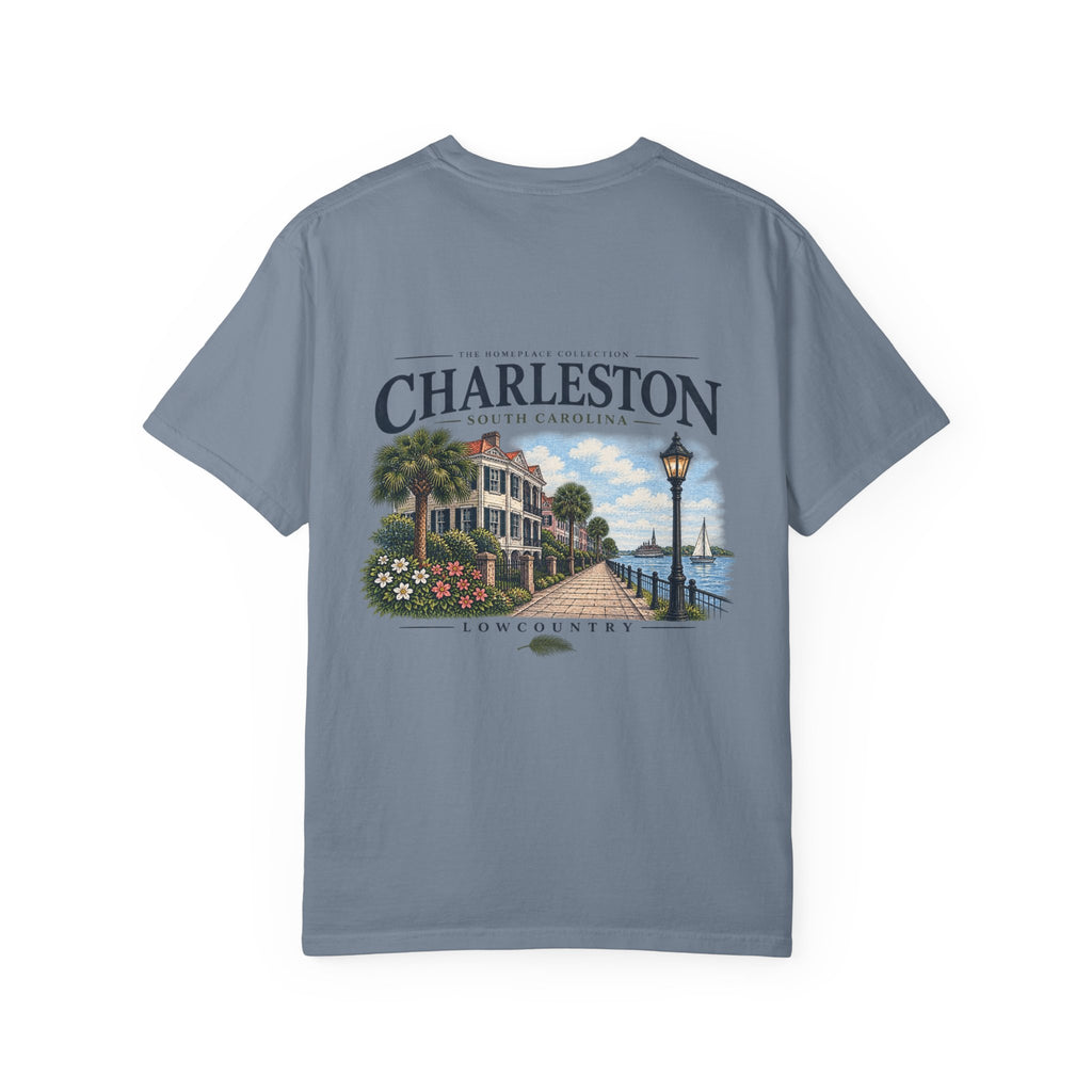 Charleston Lowcountry Graphic T-Shirt — Historic Waterfront Souvenir