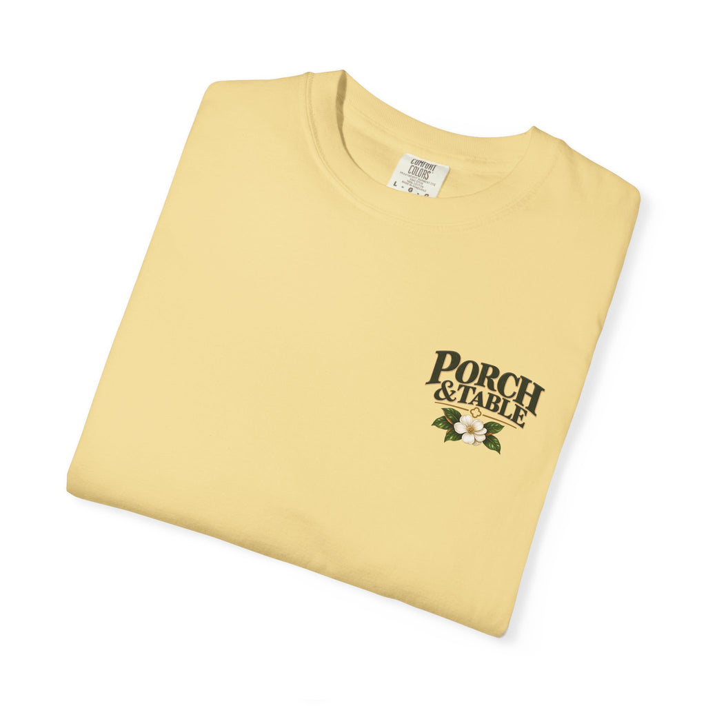 Pass the Biscuits T-Shirt — Porch & Table Southern Comfort Graphic Tee