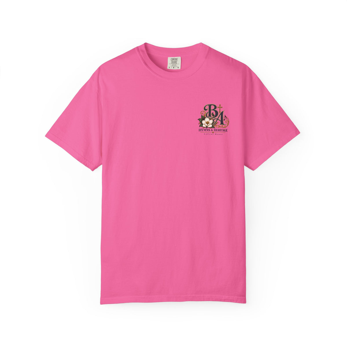 Blessed Assurance T-Shirt — "Jesus Is Mine" Floral Christian Tee