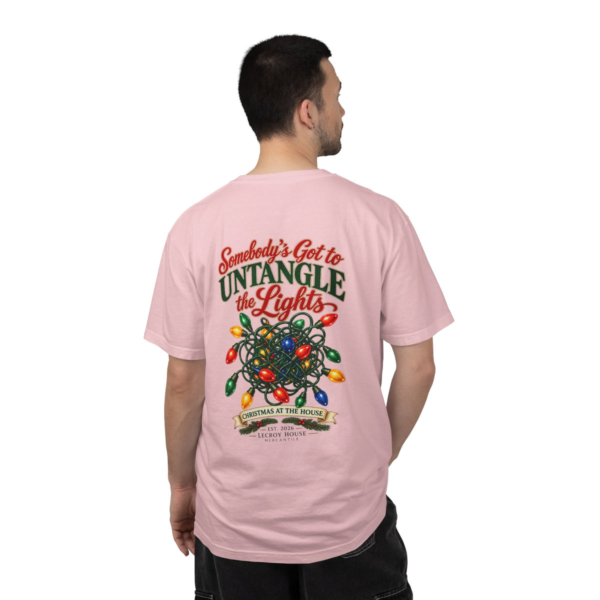 Somebody's Got to Untangle the Lights Christmas T-Shirt