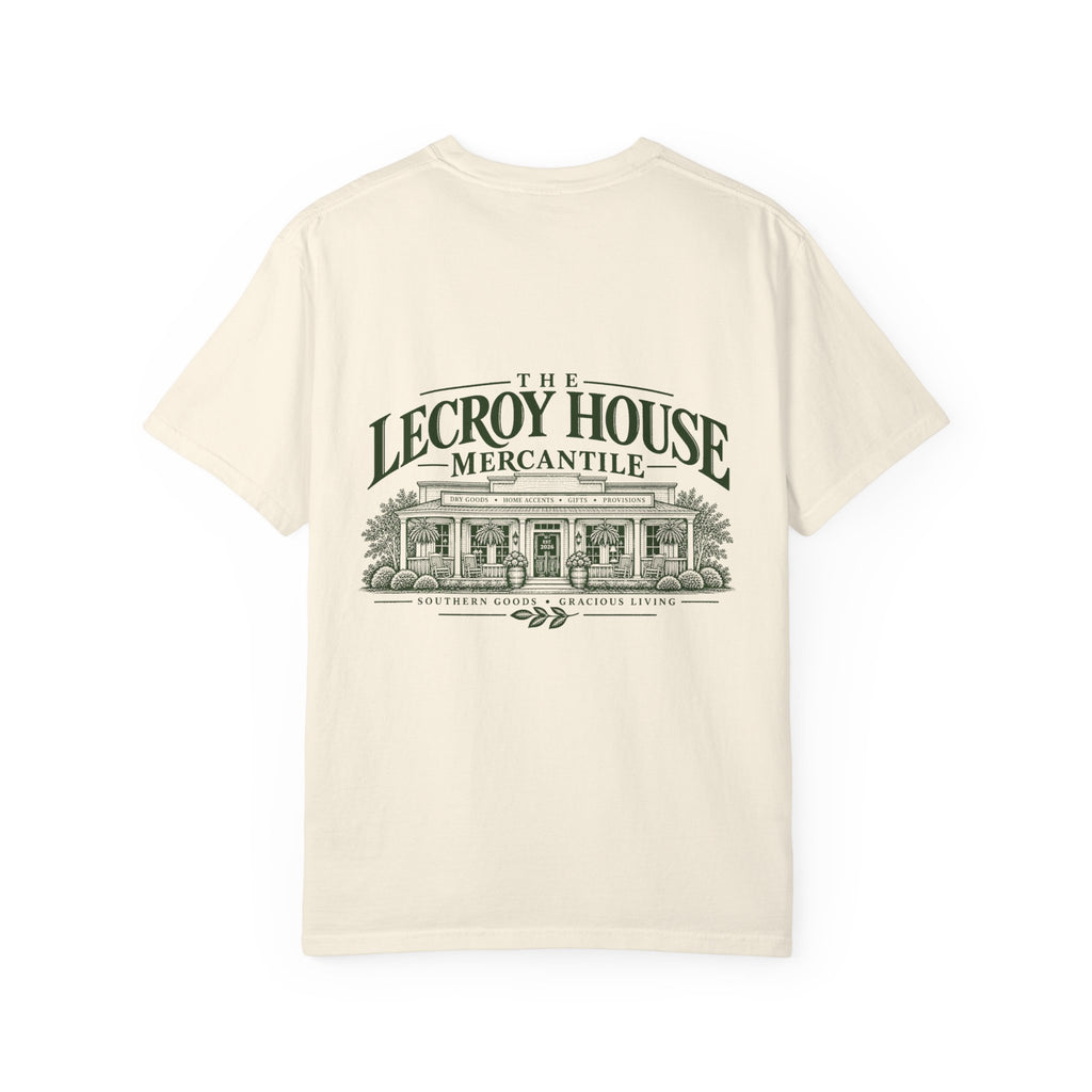 Lecroy House Mercantile T-Shirt — Vintage Storefront Graphic Tee